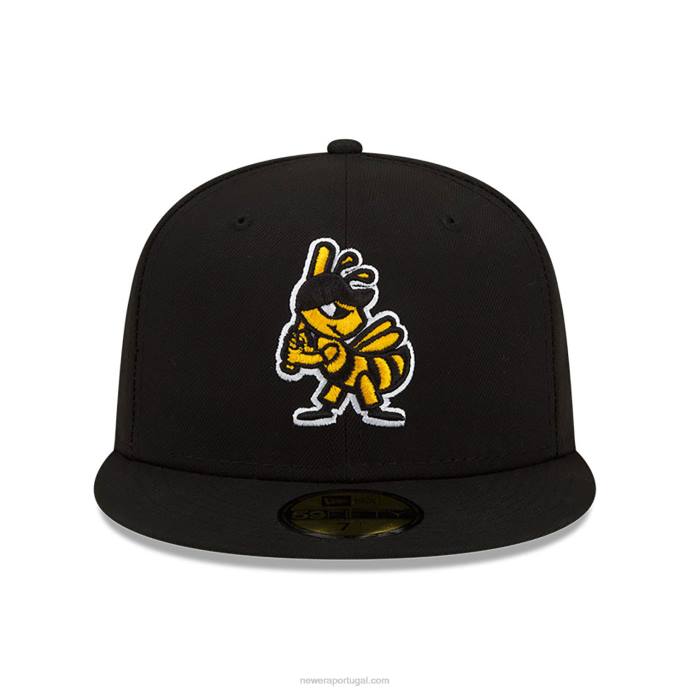 FFTN563 New Era boné justo salt lake city bee milb preto 59fifty