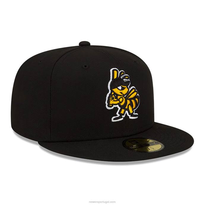 FFTN563 New Era boné justo salt lake city bee milb preto 59fifty