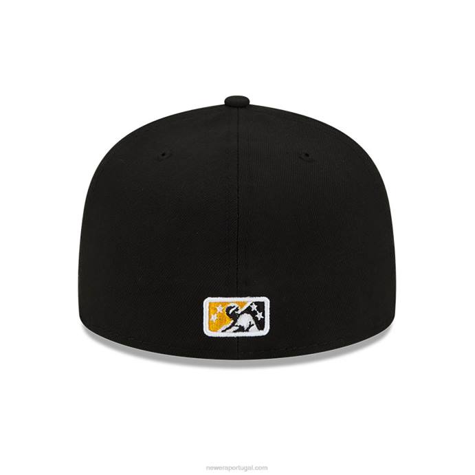 FFTN563 New Era boné justo salt lake city bee milb preto 59fifty