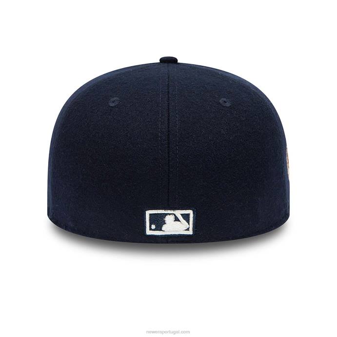 FFTN570 New Era Boné New York Yankees Cooperstown Navy 59 Fifty