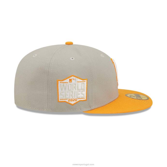 FFTN572 New Era boné la dodgers orange soda grey 59fifty