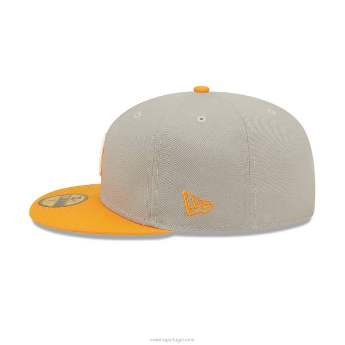 FFTN572 New Era boné la dodgers orange soda grey 59fifty