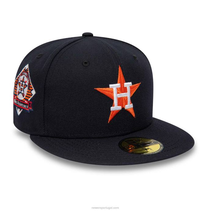 FFTN573 New Era boné justo houston astros 25º aniversário da marinha 59fifty