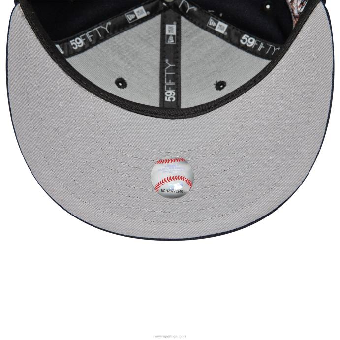FFTN573 New Era boné justo houston astros 25º aniversário da marinha 59fifty