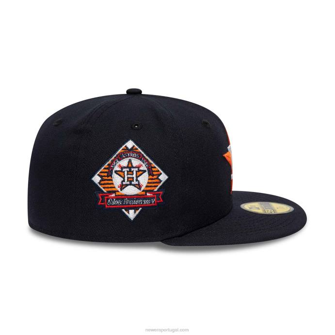 FFTN573 New Era boné justo houston astros 25º aniversário da marinha 59fifty