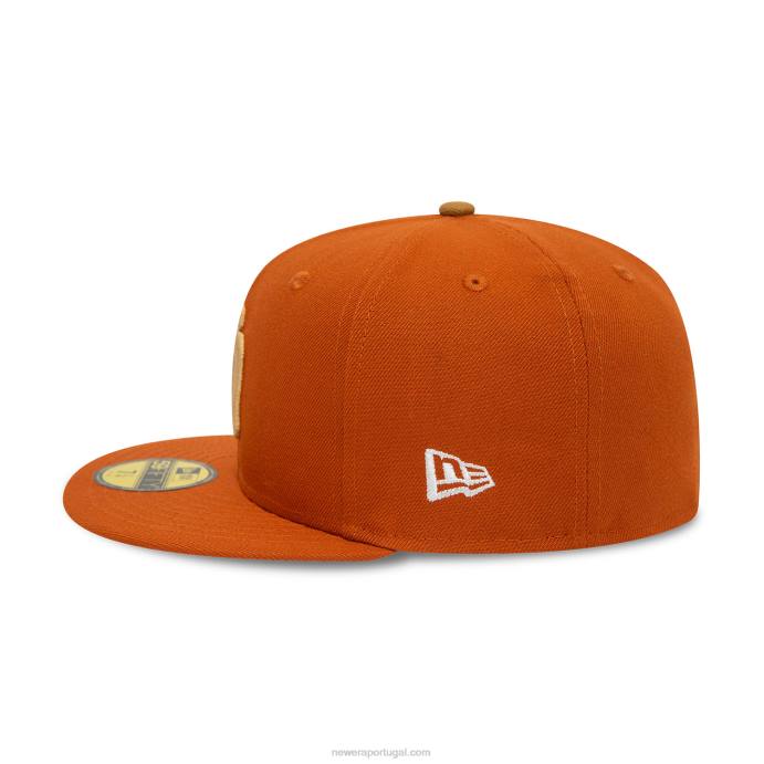 FFTN575 New Era boné san diego padres fall colors laranja 59fifty