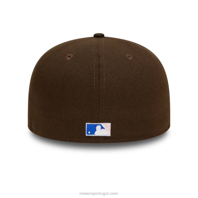 FFTN581 New Era boné New York Yankees nogueira e rosa 59fifty