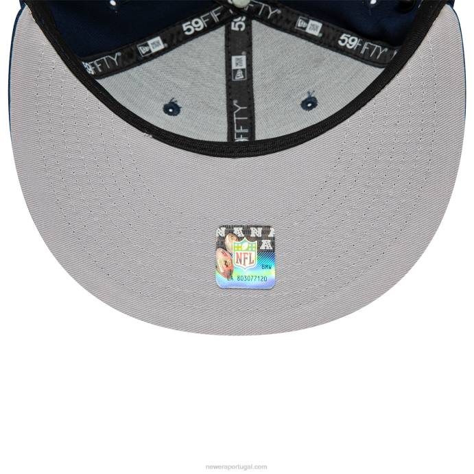 FFTN582 New Era New York Yankees histórico champs navy 59fifty boné justo