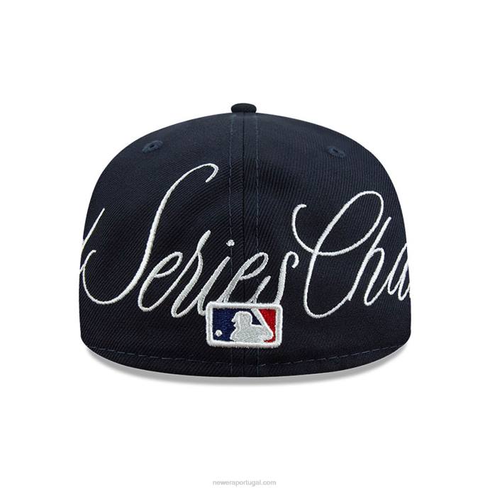 FFTN582 New Era New York Yankees histórico champs navy 59fifty boné justo