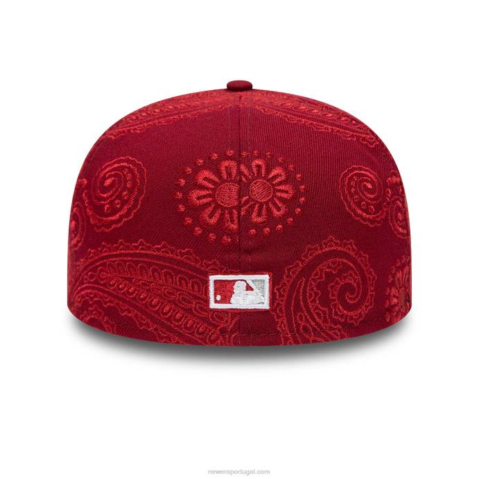 FFTN587 New Era philadelphia phillies mlb redemoinho vermelho 59fifty boné justo