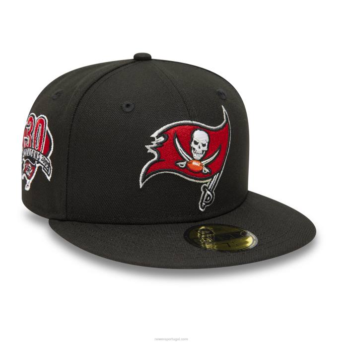 FFTN591 New Era boné tampa bay buccaneers preto 59fifty