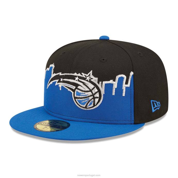 FFTN592 New Era gorro orlando magic nba tip off 2022 preto 59fifty