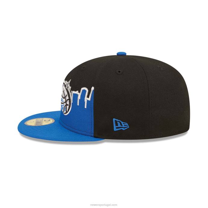 FFTN592 New Era gorro orlando magic nba tip off 2022 preto 59fifty