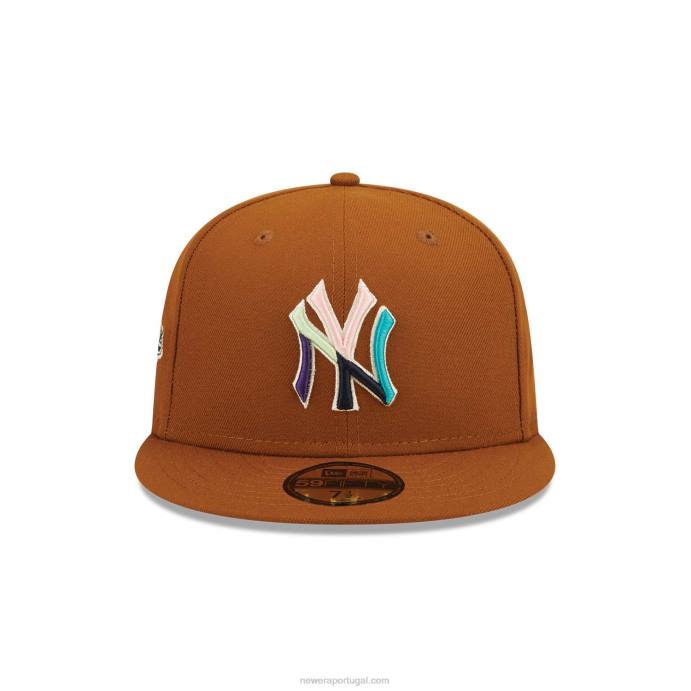 FFTN599 New Era Boné New York Yankees vintage floral 59fifty