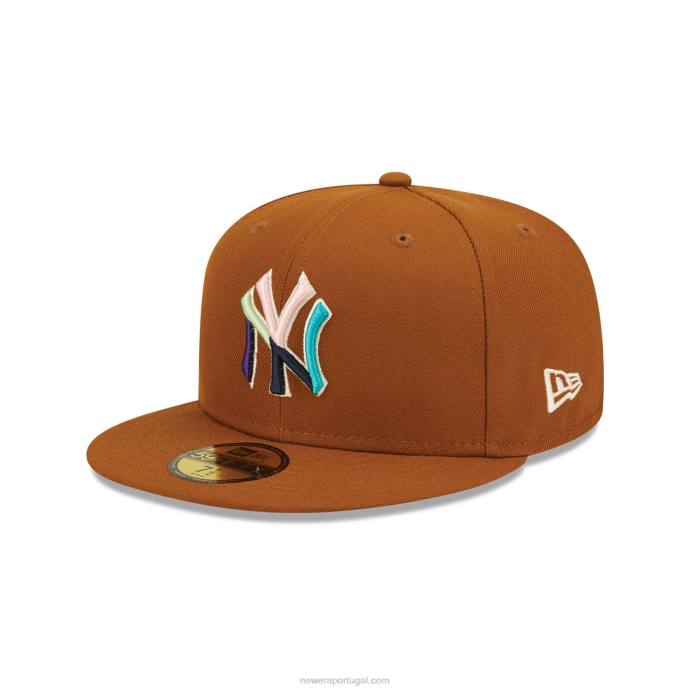 FFTN599 New Era Boné New York Yankees vintage floral 59fifty