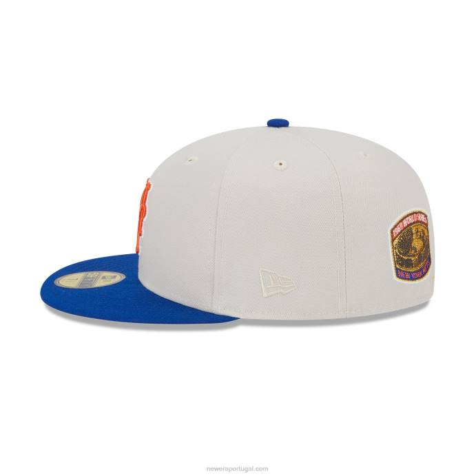 FFTN5 New Era new york mets varsity letter stone 59fifty boné ajustado