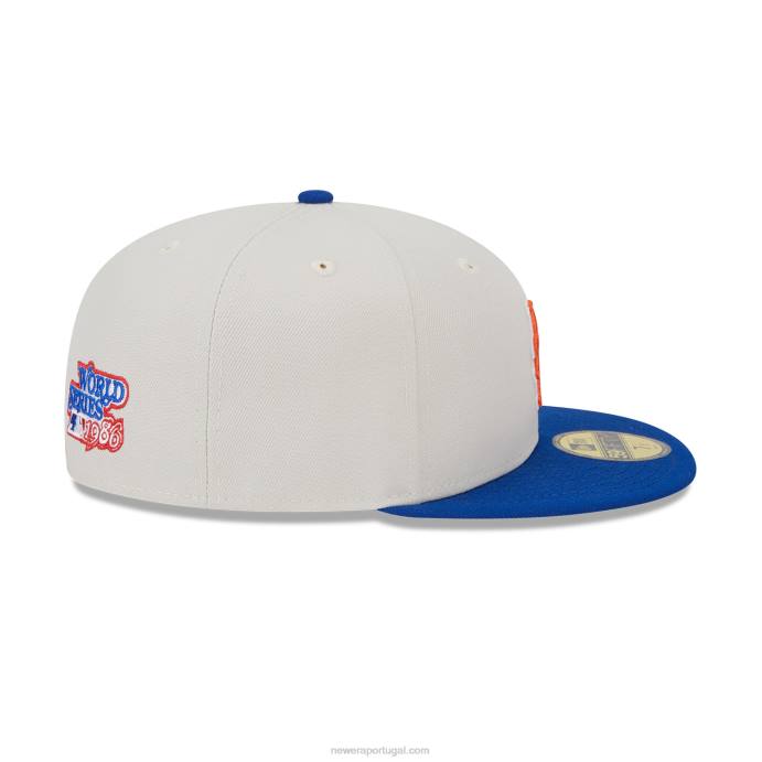 FFTN5 New Era new york mets varsity letter stone 59fifty boné ajustado