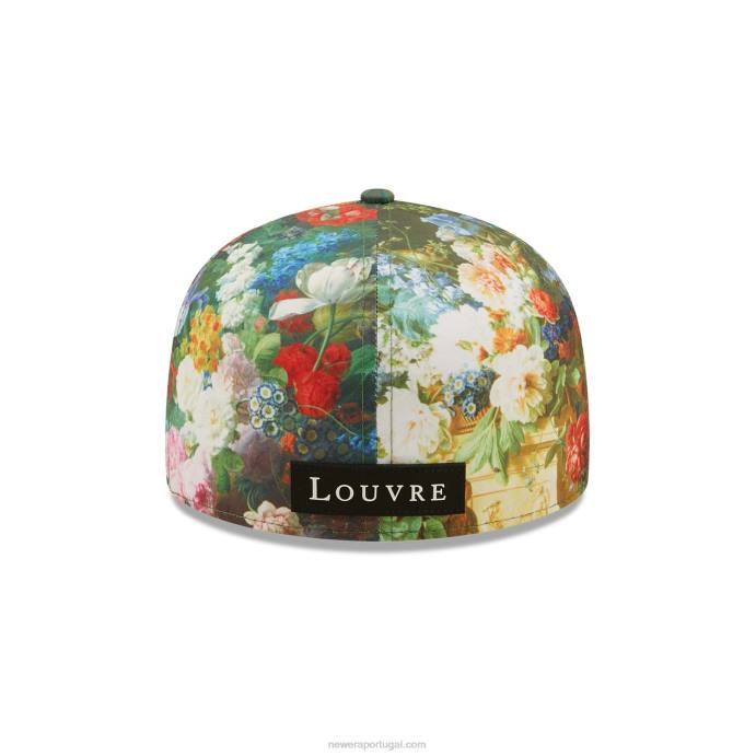 FFTN601 New Era Le louvre print blkblk 59fifty cap