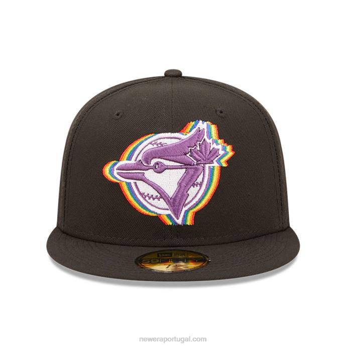 FFTN611 New Era toronto blue jays mlb prismatic black 59fifty boné justo
