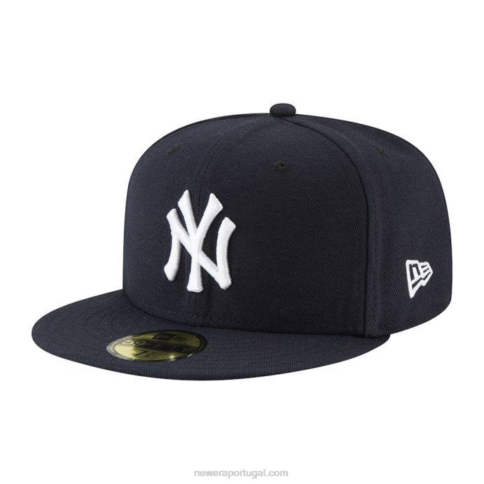 FFTN612 New Era new york yankees autêntico no jogo de campo boné 59fifty da marinha