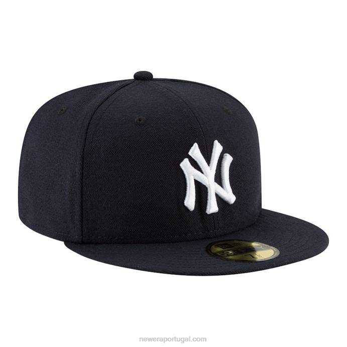FFTN612 New Era new york yankees autêntico no jogo de campo boné 59fifty da marinha
