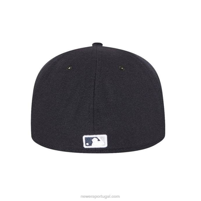 FFTN612 New Era new york yankees autêntico no jogo de campo boné 59fifty da marinha