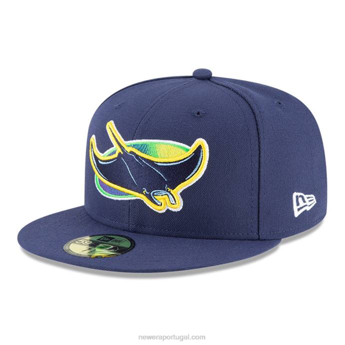 FFTN613 New Era Tampa Bay Rays AC Perf Alt Blue 59Fifty Cap