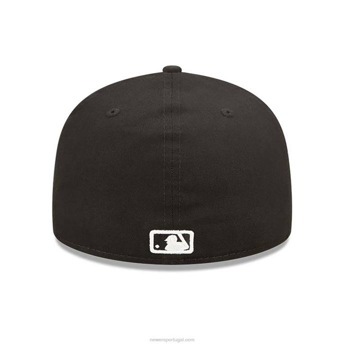 FFTN621 New Era boné la dodgers monocamo infill preto 59fifty
