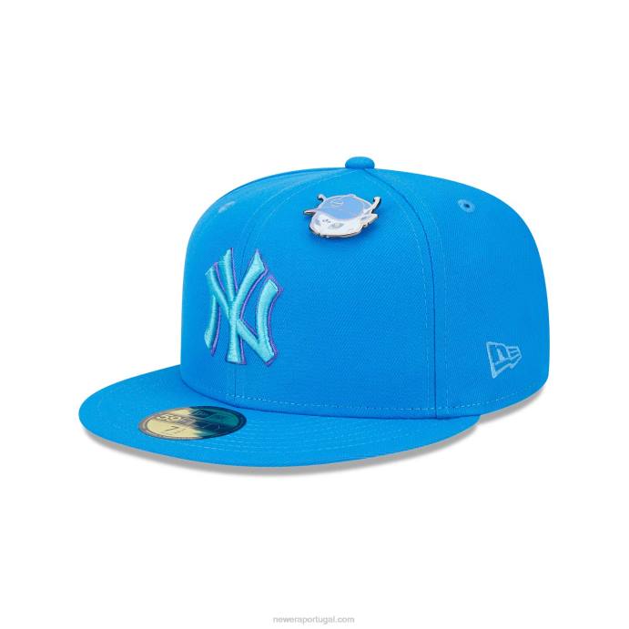 FFTN625 New Era boné New York Yankees espaço sideral azul 59fifty