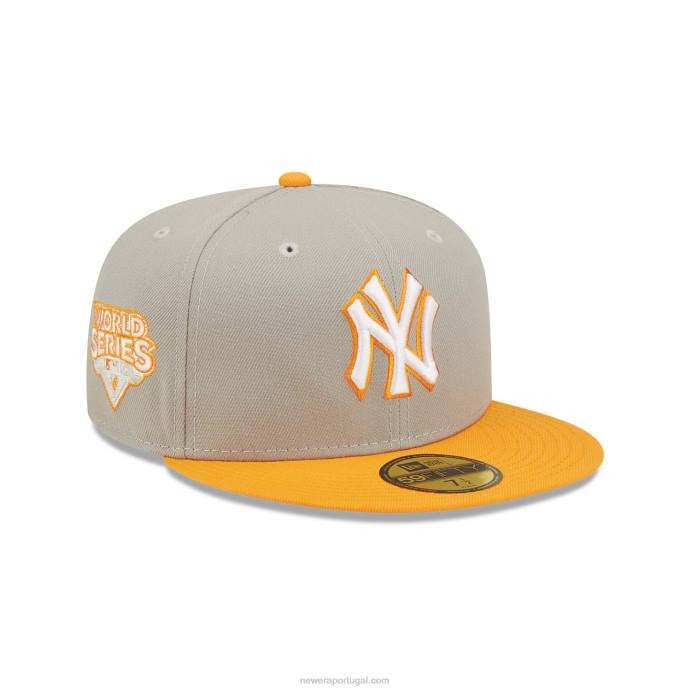 FFTN633 New Era Boné New York Yankees Orange Soda Grey 59Fifty