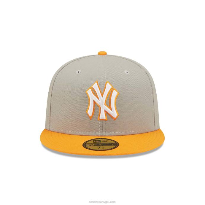 FFTN633 New Era Boné New York Yankees Orange Soda Grey 59Fifty