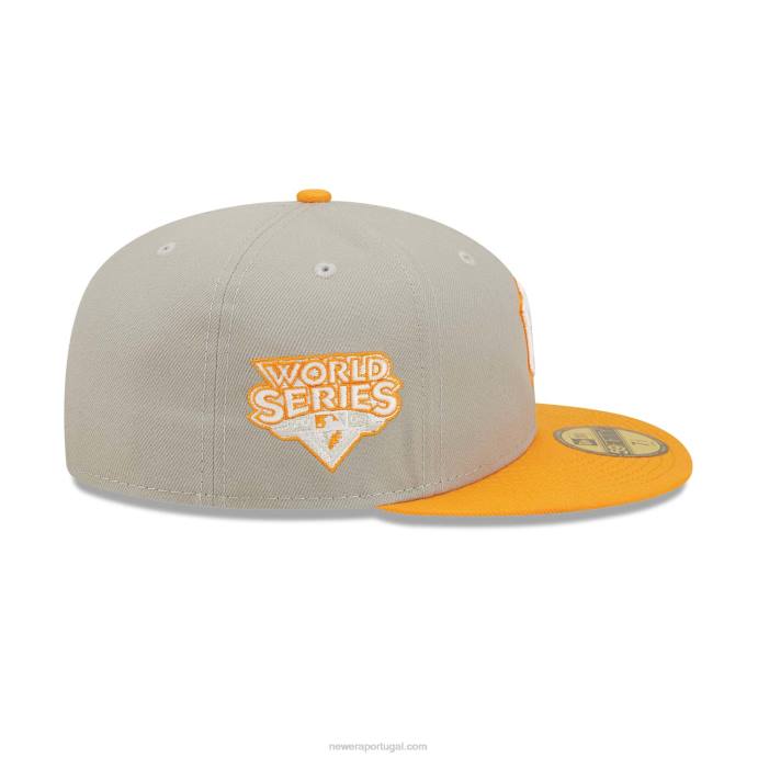 FFTN633 New Era Boné New York Yankees Orange Soda Grey 59Fifty