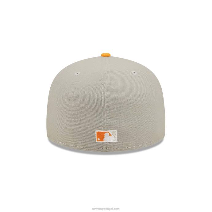 FFTN633 New Era Boné New York Yankees Orange Soda Grey 59Fifty