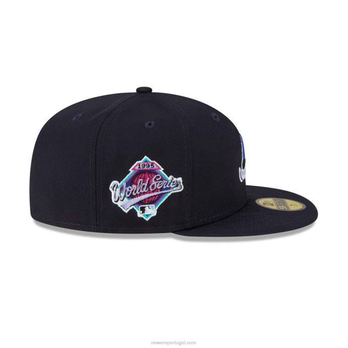 FFTN635 New Era boné ajustado atlanta braves polarlights navy 59fifty