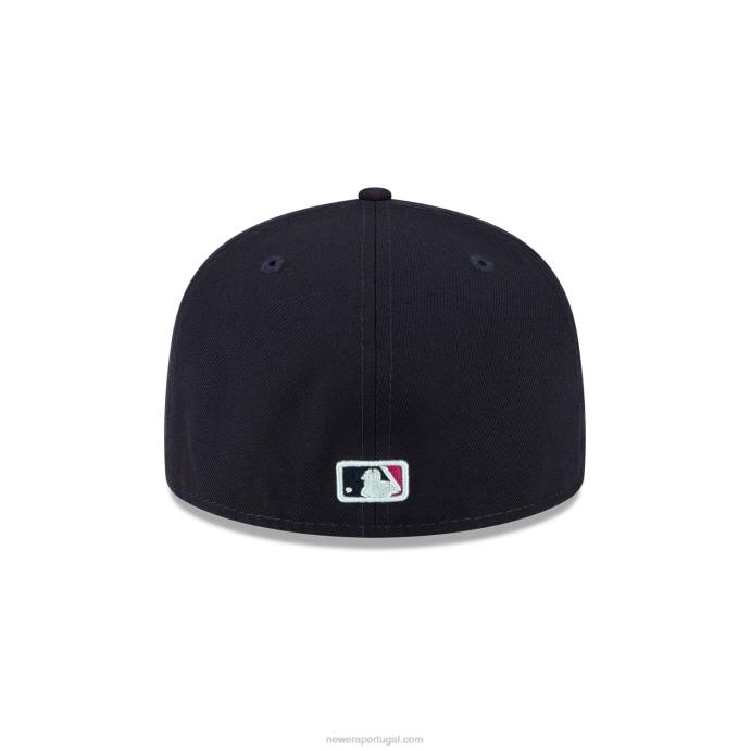 FFTN635 New Era boné ajustado atlanta braves polarlights navy 59fifty