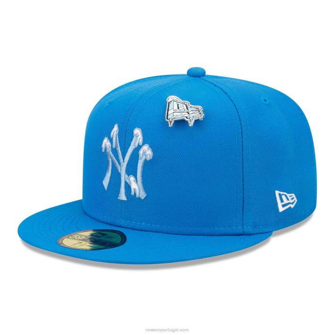 FFTN638 New Era Boné New York Yankees Snow Day Azul 59Fifty