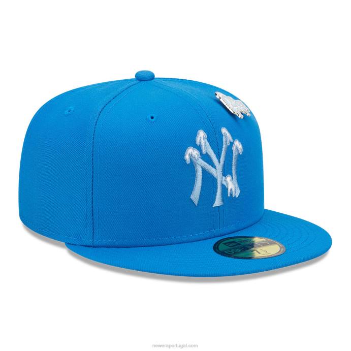 FFTN638 New Era Boné New York Yankees Snow Day Azul 59Fifty