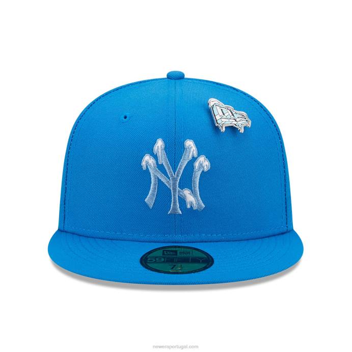 FFTN638 New Era Boné New York Yankees Snow Day Azul 59Fifty