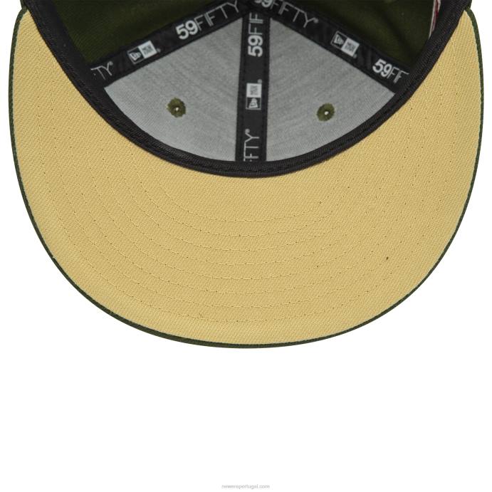 FFTN63 New Era boné justo colorado rockies verde 25 anos 59fifty