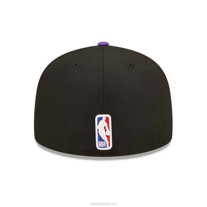 FFTN653 New Era boné toronto raptors nba tip off 2022 preto 59fifty