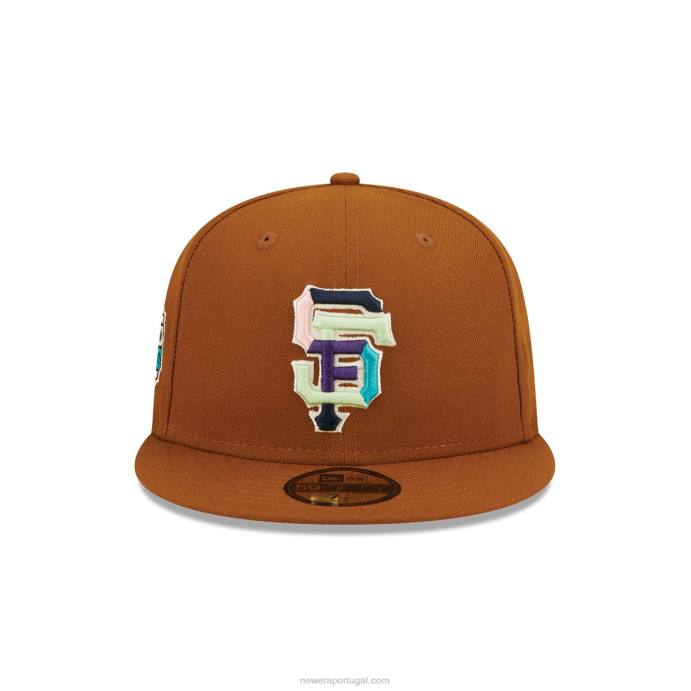 FFTN660 New Era Boné San Francisco Giants Vintage Floral 59Fifty