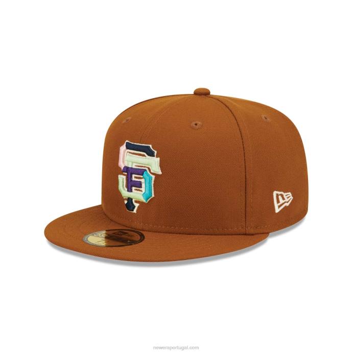 FFTN660 New Era Boné San Francisco Giants Vintage Floral 59Fifty