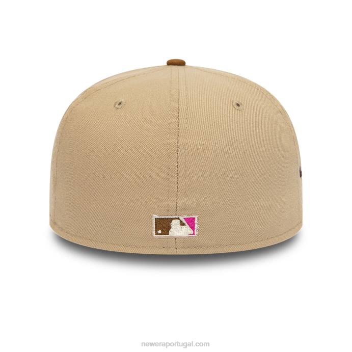 FFTN667 New Era boné chicago white sox camel 59fifty