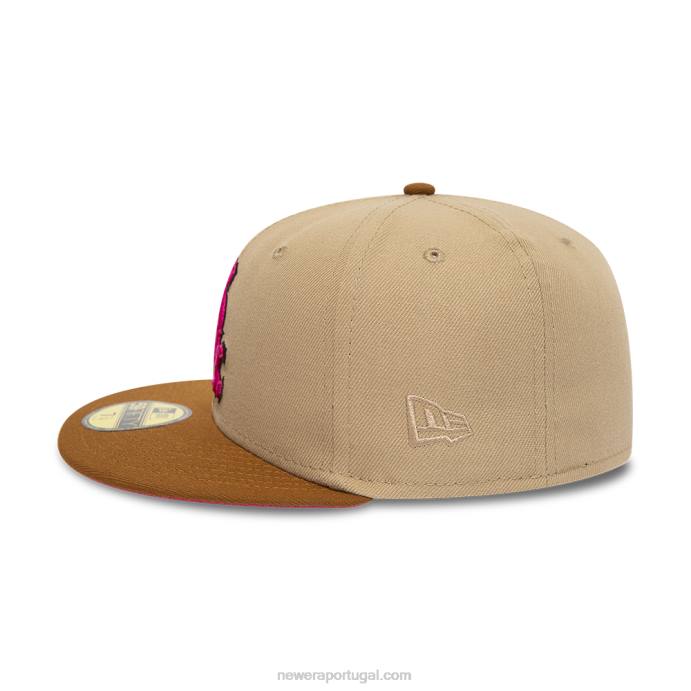 FFTN667 New Era boné chicago white sox camel 59fifty