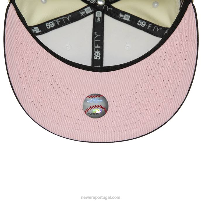 FFTN670 New Era New York Yankees boné branco 59fifty ajustado