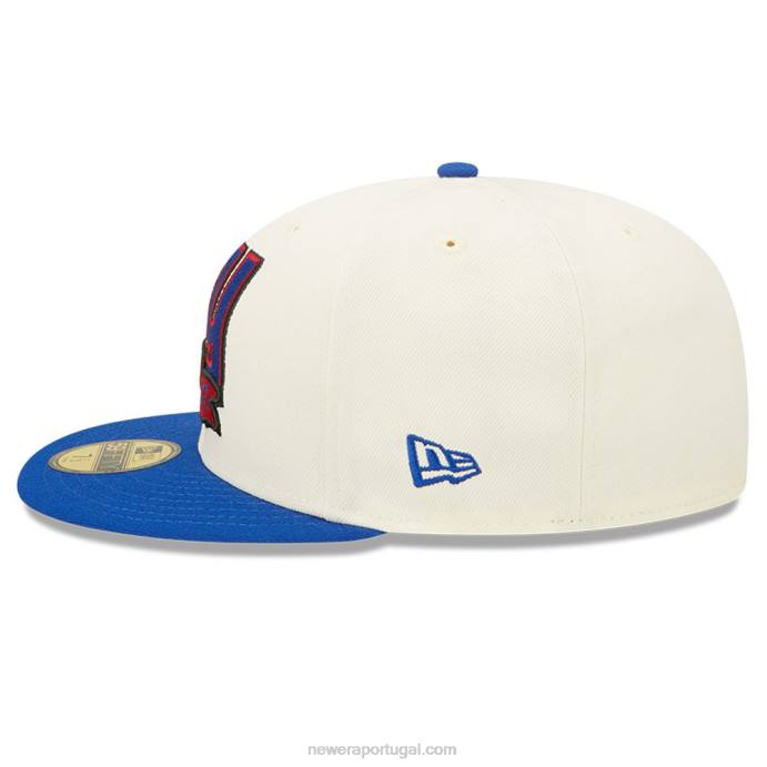 FFTN675 New Era New York Giants nfl sideline 2022 branco 59fifty boné ajustado