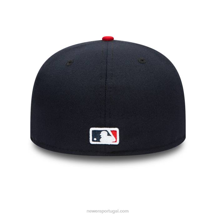 FFTN678 New Era minnesota twins autêntico no boné field navy 59fifty