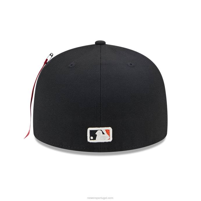 FFTN679 New Era baltimore orioles alpha Industries x mlb boné preto 59fifty