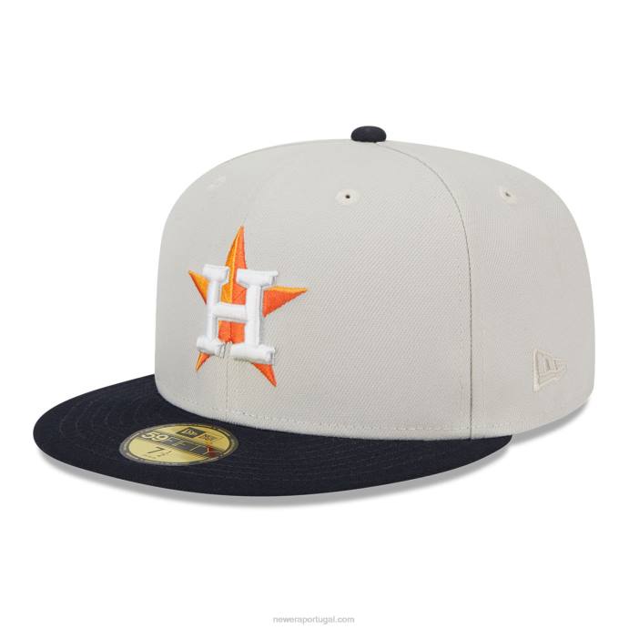 FFTN67 New Era houston astros varsity letter stone 59fifty boné ajustado
