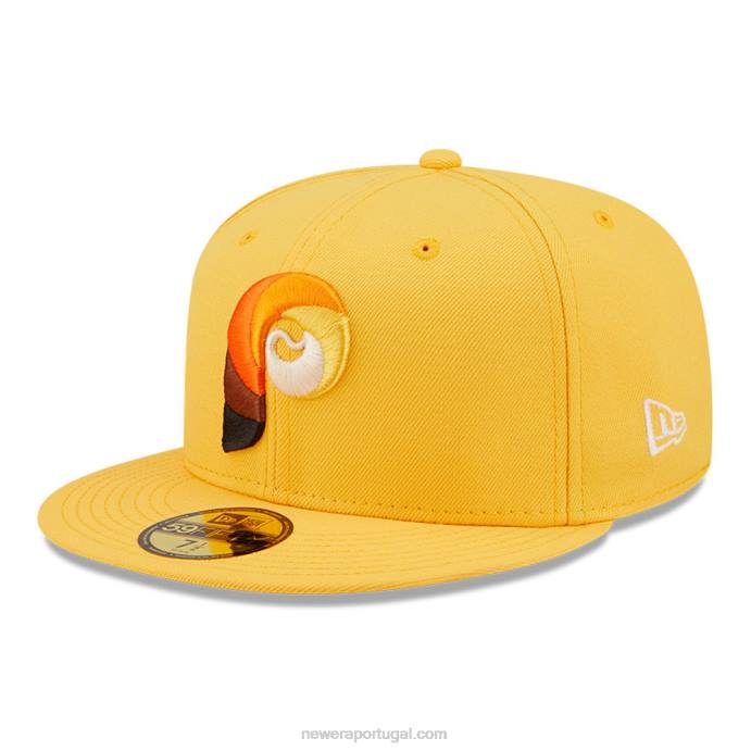 FFTN680 New Era Boné philadelphia phillies mlb borboleta amarelo 59fifty